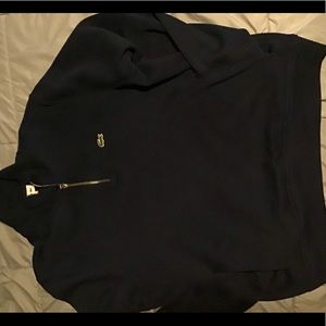 Lacoste half-zip pullover with pockets
